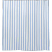 エレガント ダスティーブルー ブライズメイド ウィークエンド パーティー シャワーカーテン (正面)