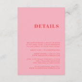 エレガント&トレンディーレトロピンクエンクロージャカード エンクロージャーカード (正面)