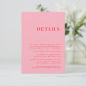 エレガント&トレンディーレトロピンクエンクロージャカード エンクロージャーカード (スタンド正面)