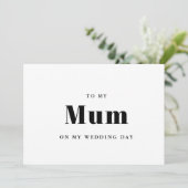 エレガント＆トレンディー 私の結婚式の日に母へ (スタンド正面)