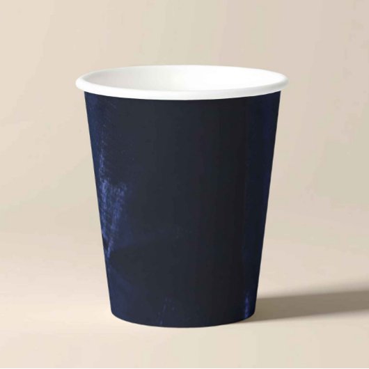 エレガント ネイビーブルー パーティーカップ