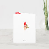 エレガント ハイ ヒール サンクス カード (裏面)