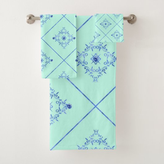 エレガント&バかわいらしスルーム用タオルセット バスタオルセット (インサイチュ)