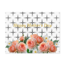 エレガント,バラとデイジー，幾何学的