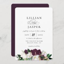 エレガント パープル アイボリー フラワーブーケ ウェディング