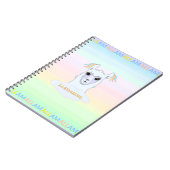 エレガント&ビューティフルラマ ノートブック (左側)