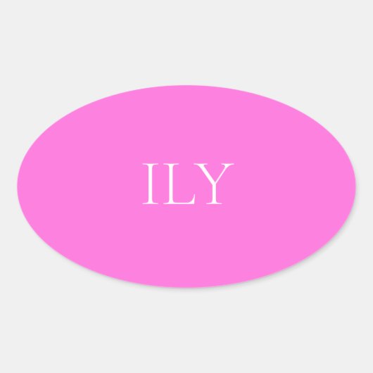 エレガント ピンク カラー ステッカー (正面)