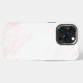 エレガント ピンク テクスチャード マーブル iPhoneケース (裏面横)