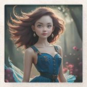 エレガント フォト ガラス コースター (正面)