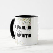 エレガント フラワー ママ 名入れマグカップ マグカップ (正面左)