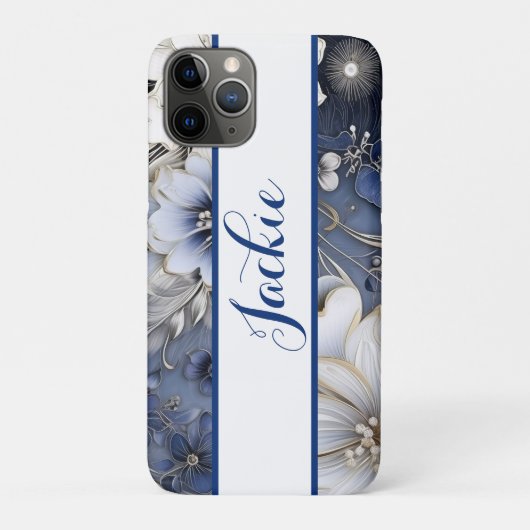 エレガント フラワー  Case-Mate iPhoneケース (裏)
