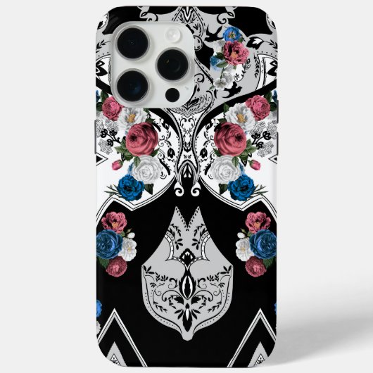 エレガント フラワー Case-Mate iPhoneケース (裏面)