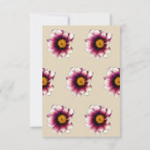 エレガント,フローラフォト結婚式招待状 招待状 (裏面)