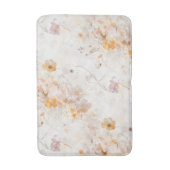 エレガント フローラル ウォーターカラー バスマット (正面縦)