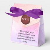 エレガント フローラル キャンドル ビジネス カード – FOREU スタジオ フェイバーボックス (正面サイド)