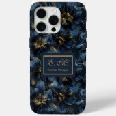 エレガント フローラル 名前入り iPhone スイート16ギフト Case-Mate iPhoneケース (裏面)