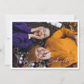 エレガント&ブモダンリーデスメイド提案カード 招待状 (正面)