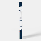 エレガント&ブモダンルー&ホワイト Case-Mate iPhoneケース (裏面 / 左)