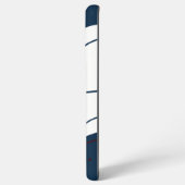 エレガント&ブモダンルー&ホワイト SAMSUNG GALAXYケース (裏面横)