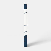 エレガント&ブモダンルー&ホワイト SAMSUNG GALAXYケース (左側面)