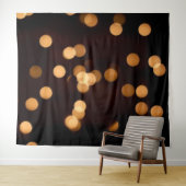 エレガント ブラック ゴールド ボケ フォトグラフィー バックドロップ タペストリー (インサイチュ(横))