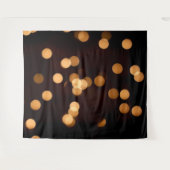 エレガント ブラック ゴールド ボケ フォトグラフィー バックドロップ タペストリー (正面(横))