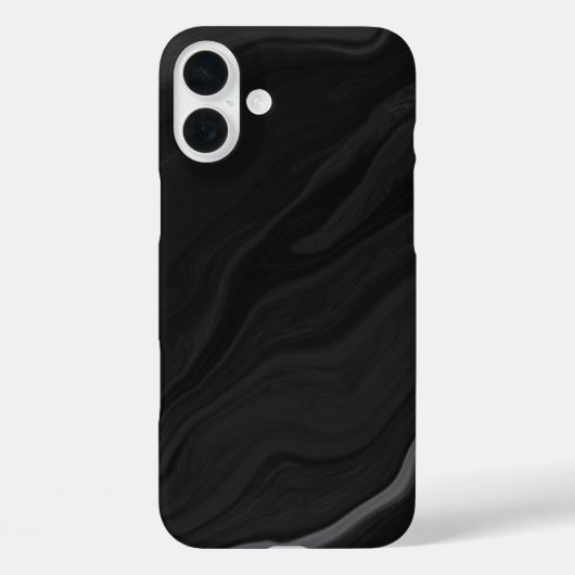 エレガント ブラック ストーン 大理石柄 Case-Mate iPhoneケース (裏面)