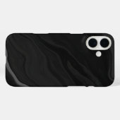 エレガント ブラック ストーン 大理石柄 Case-Mate iPhoneケース (裏面 (横))