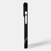 エレガント ブラック ストーン 大理石 模様 Case-Mate iPhoneケース (裏面 / 左)