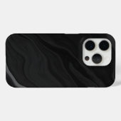 エレガント ブラック ストーン 大理石 模様 Case-Mate iPhoneケース (裏面 (横))