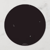 エレガント ブラック ダイヤモンド スパイダー ウェブ スクエア/ラウンド メニュー (裏面)