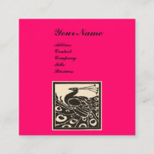 エレガント ブラック ホワイト ホット ピンク ペコック モノグラム