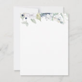 エレガント ブリス プラン変更 ウェディング アナウンスメント 案内状 (裏面)