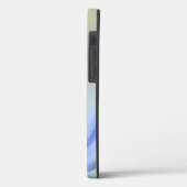 エレガント ブルー ロータス Case-Mate iPhoneケース (裏面 / 左)