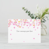 エレガント ブロッサム あなたのメッセージ サンキューカード (スタンド正面)