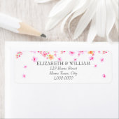 エレガント ブロッサム アドレス ラベル (インサイチュ)