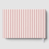 エレガント プレピー ダスティーローズ レターズ トゥ ザ ブライド ゲストブック (裏面)