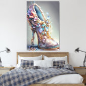 エレガント – プレミアムキャンバスプリント（光沢） キャンバスプリント (インサイチュ (寝室))