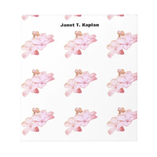 エレガント プレーン シンプル プロフェッショナル クラシカル ノートパッド (正面)