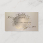 エレガント,プロフェッショナルモダン紹介カード 紹介カード (正面)