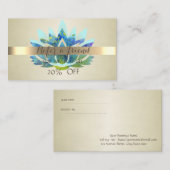 エレガント プロフェッショナル,ブルーロータス 紹介カード (正面/裏面)