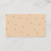 エレガント&ベビーシンプルシャワーおむつラッフルインサート エンクロージャーカード (裏面)