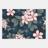 エレガント ボタニカル ラッピングペーパーシート (正面)