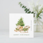 エレガント ボヘミアンクリスマスコンポジション 法人 シーズンカード (スタンド正面)