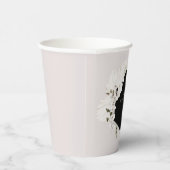 エレガント ボヘミアンフラワーペーパーカップ 紙コップ (右)