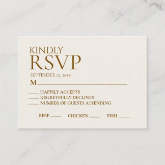 エレガント ボヘミアン パンパスグラス ゴールド 結婚式 RSVP カード