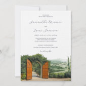 エレガント ボルゴ コルシニャーノ | ウェディング 招待状 (正面)