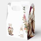 エレガント ボーホー ウェスタン カウボーイ ブライダル シャワー お礼の品 フェイバーボックス (オープン)