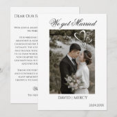 エレガント ボーホー 案内状 (正面/裏面)