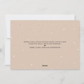 エレガント ボーホ ニュートラル バーガンディ ウォーターカラー グリーンナリー シーズンカード (裏面)